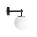 Бра (світильник настінний) Opal W150 Black/Brass1